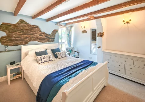 Bedroom #1 at The Long Barn, St Ervan