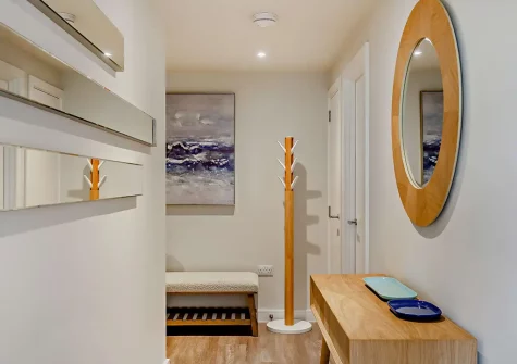 The entrance hallway at The Longstore, Padstow