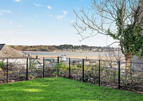 Enjoy far reaching views across the Camel Estuary when you stay at The Longstore, Padstow