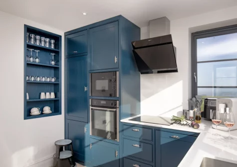 The kitchen at The Lookout Tower, Beer