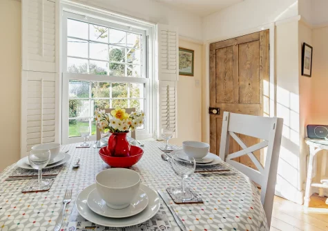 The dining room at The Lookout, Treen