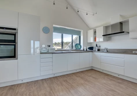 The kitchen at The Lookout, Westward Ho!