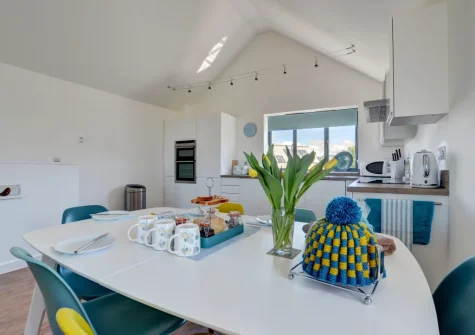 The dining area at The Lookout, Westward Ho!