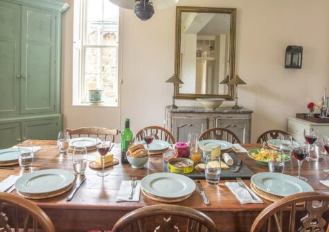 The kitchen at The Lost Slipper, Kestle Mill