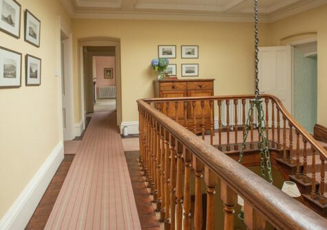 The first floor landing at The Lost Slipper, Kestle Mill