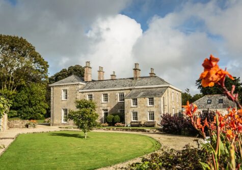 The garden at The Lost Slipper, Kestle Mill