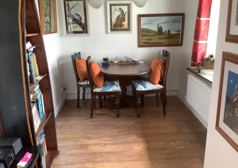 The dining room at The Magazine, Lamorna