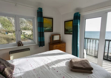 Bedroom #1 at The Magazine, Lamorna