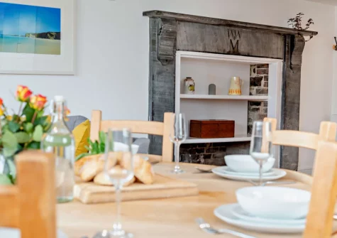 The dining area at The Martyn Rooms, Morwenstow