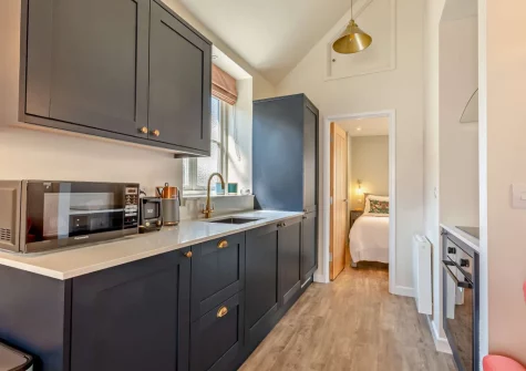 The kitchen at The Meeting Room, Beer