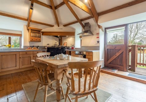 The kitchen at The Millhouse, Roserrow, Polzeath