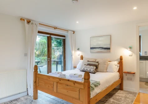 Bedroom #1 at The Moohey, Downderry