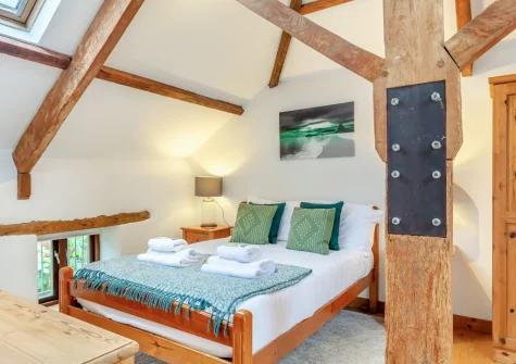 Bedroom #2 at The Moohey, Downderry