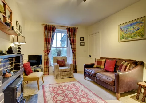 The living room at The Mount, Crugmeer