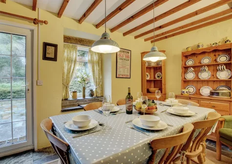 The dining room at The Mount, Crugmeer