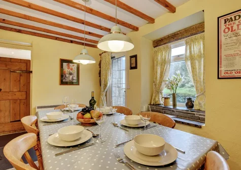 The dining room at The Mount, Crugmeer