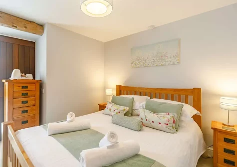 Bedroom #1 at The Mowhay, Penvose Farm, Tregurrian