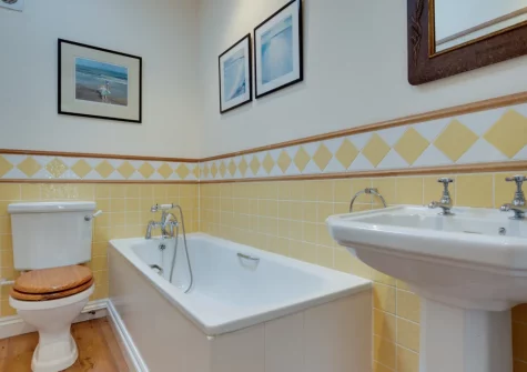 The second bathroom at The Mowhay, St Minver