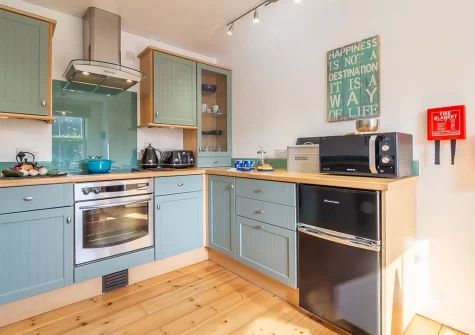 The kitchen at The Nook, Malpas