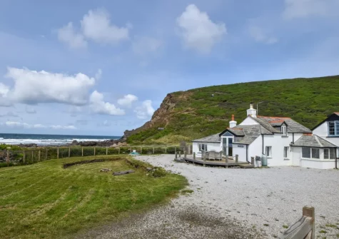 The Nook is situated right on the beach with stunning views, an incredible location with sun deck