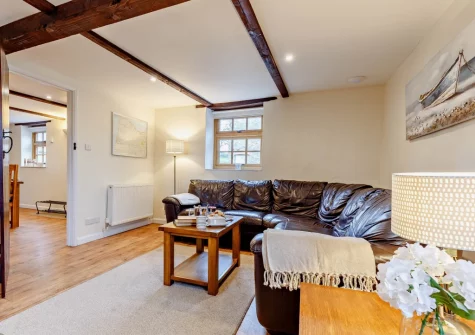 The living room at The Nuthatch, Higher Clovelly