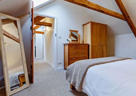 Bedroom #1 at The Nuthatch, Higher Clovelly