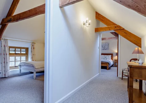 The first floor landing at The Nuthatch, Higher Clovelly