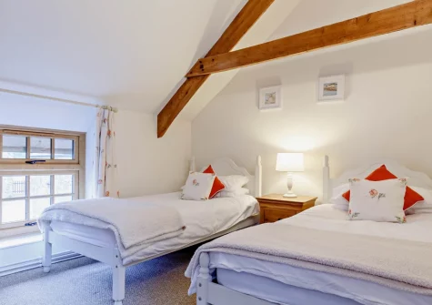 Bedroom #2 at The Nuthatch, Higher Clovelly