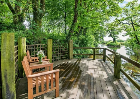 Leading on from the garden you have access to the owners 8 acres of peaceful grounds to enjoy