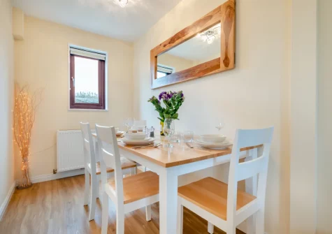 The dining area at The Nutshell, Padstow
