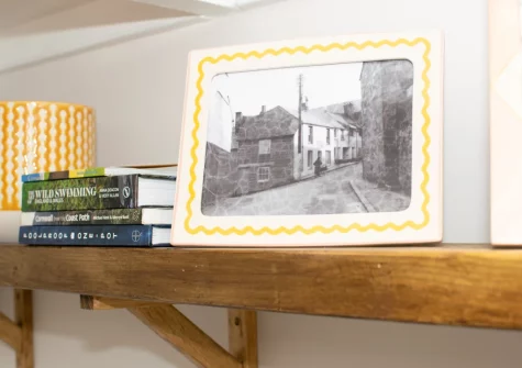 The living area at The Old Bakery, Newlyn