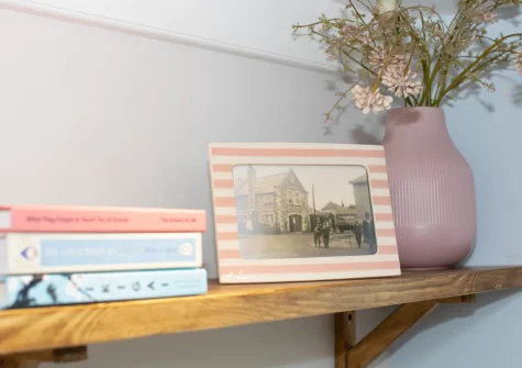 The living area at The Old Bakery, Newlyn
