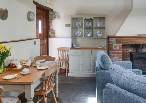 The dining area at The Old Cart House, Lanivet