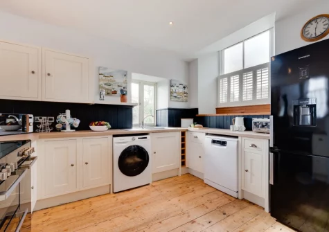 The kitchen at The Old Chapel, Newbridge