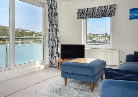 The second living room at The Old Dairy, Fowey