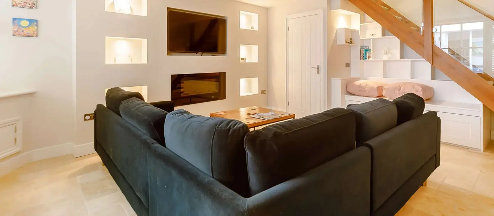 The Old Dairy, Fowey is a stunning four-bedroom retreat in the heart of this historic Cornish harbour town. Enjoy contemporary interiors, a spectacular rooftop terrace with estuary views, and easy access to Cornwall's beaches and attractions.