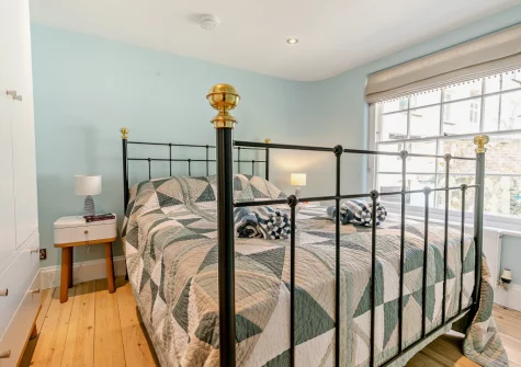 Bedroom #2 at The Old Library, Fowey