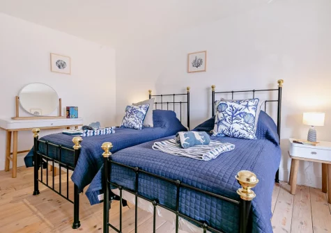 Bedroom #4 at The Old Library, Fowey