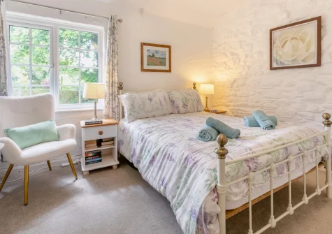 Bedroom #1 at The Old Mill Cottage, Advent