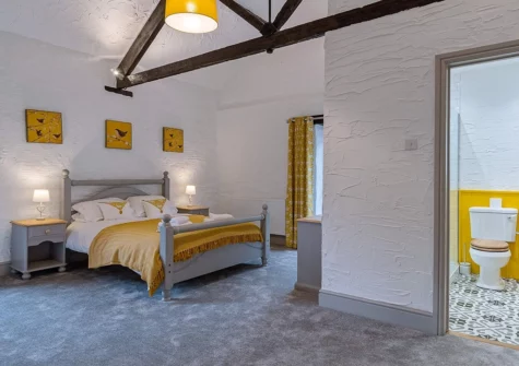 Bedroom #1 at The Old Mill, Old Mill Cottages, Marldon