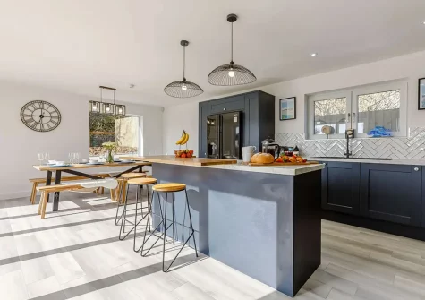 The kitchen at The Old Paddock, Bridgerule