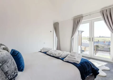 Bedroom #1 at The Old Paddock, Bridgerule