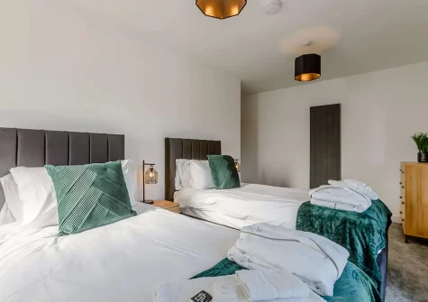 Bedroom #3 at The Old Paddock, Bridgerule