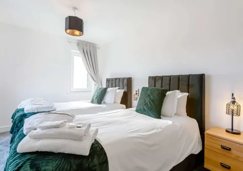 Bedroom #3 at The Old Paddock, Bridgerule
