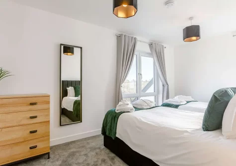 Bedroom #3 at The Old Paddock, Bridgerule