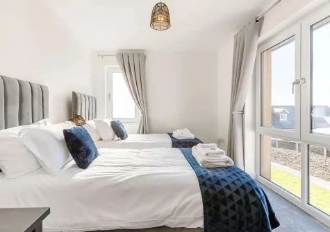 Bedroom #4 at The Old Paddock, Bridgerule