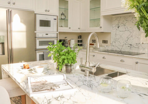 The kitchen at The Old Rectory, Berrynarbor