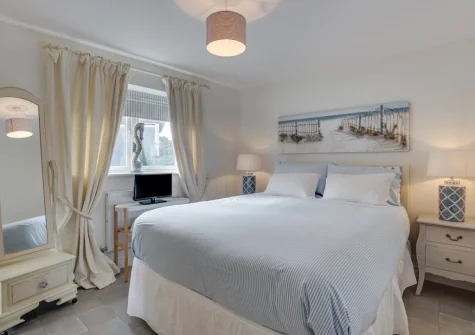 Bedroom #1 at The Old Sail Loft, Beer