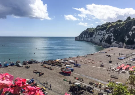 The Old Sail Loft is an ideal base for visiting Seaton Beach & exploring along the South West Coast Path
