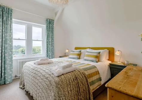 Bedroom #1 at The Old School House, Westleigh